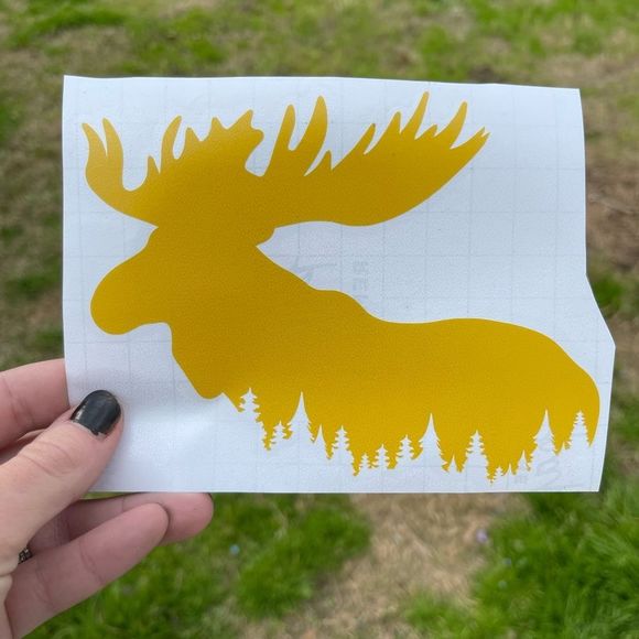 Moose Vinyl Decal - Picture 5 of 9